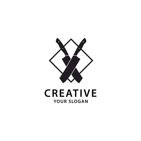 Knife logo template, design vector icon illustration. 2953604 Vector Art at Vecteezy