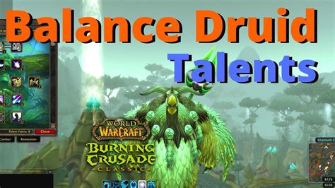 Balance Druid Talent Builds - PVE & PVP | WoW Classic TBC - YouTube