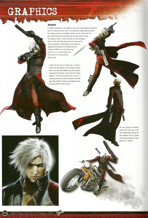 DMC 2 Dante design notes : r/DevilMayCry