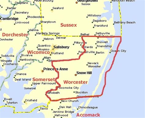 The Worcester MDGenWeb Project - About Worcester County