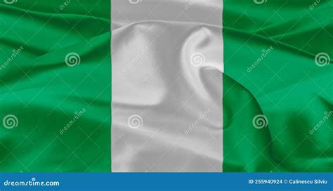 Nigeria flag design 3 stock illustration. Illustration of flag - 255940924