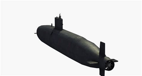 Trafalgar Class Submarine 3D Model $199 - .max .3dm .3ds .dxf .fbx .flt ...