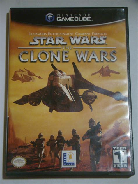 Nintendo GAMECUBE - STAR WARS THE CLONE WARS (Complete with Manual ...