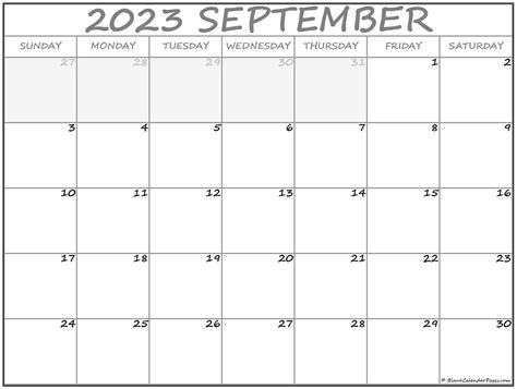 Blank Calendar 2023 Printable - Customize and Print