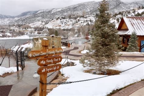 Glenwood Springs Winter Vacation Iron Mountain Hot Springs quiet zone - Colorado Mountain Mom