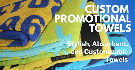 Custom Company logo towels for promotions