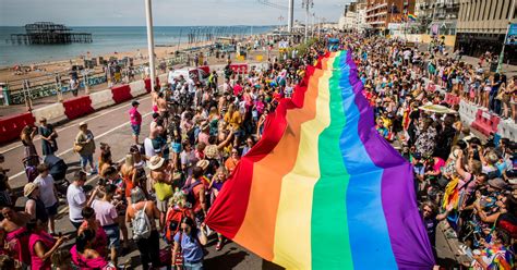 Man charged with hate after burning rainbow flag during Brighton's Pride weekend