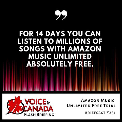 Amazon Music Unlimited Free Trial - Voice in Canada