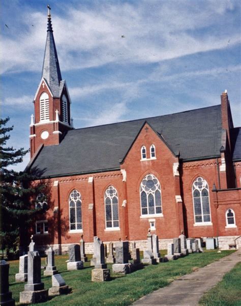 Immaculate Conception Catholic Church Cemetery in Old Monroe, Missouri ...