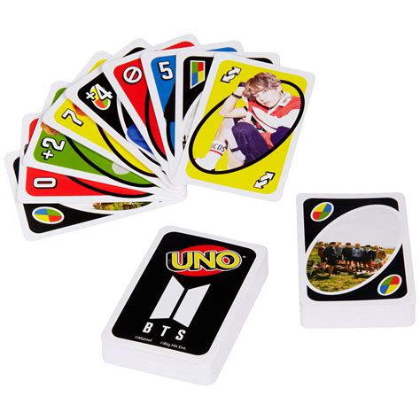 UNO GDG35 BTS Card Game for 7-Year-Olds and Up with 112 Cards- Buy ...