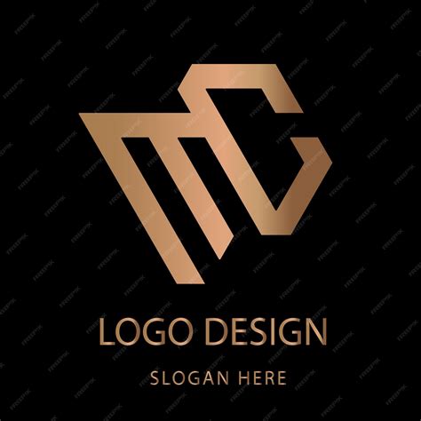 Premium Vector | Vector mc logo design