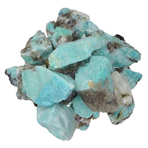 Amazonite Stones Amazonite Gemstones Rough Rocks for Pendant Making Teal Amazonite Assorted ...