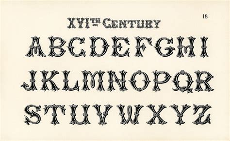 16th-century calligraphy fonts from Draughtsman's | Free Photo - rawpixel