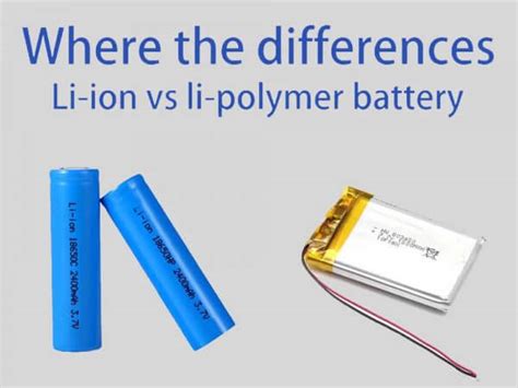 Compare lipo batteries vs li-ion - where the differences - The Best ...