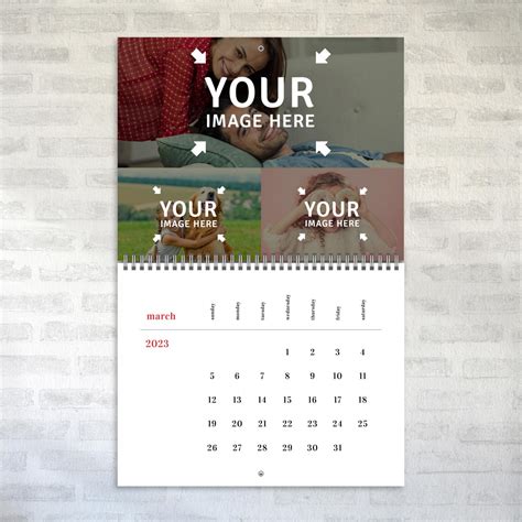 Custom Minimalist Photo Calendar - Get Wall Calendar with Unique Design