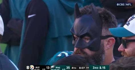 Jason Kelce’s Batman mask was scary, but the Eagles are terrifying | Flipboard