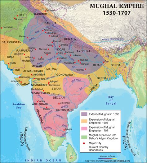 Map of Mughal Empire | Mughal empire, Ancient india map, Indian history