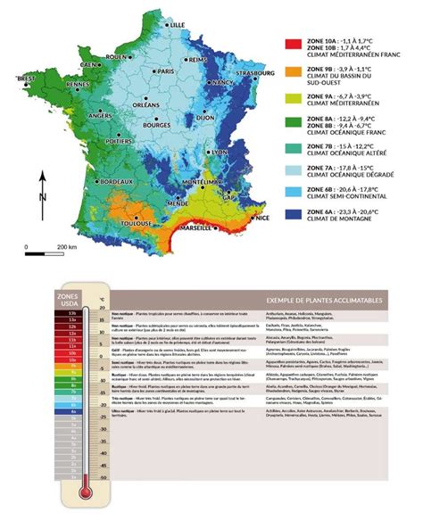 Climate Zones Of France