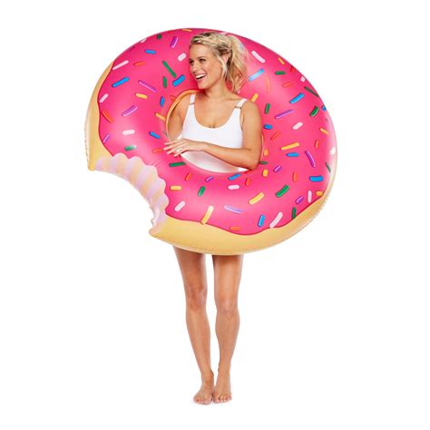 Giant Frosted Donut Pool Float