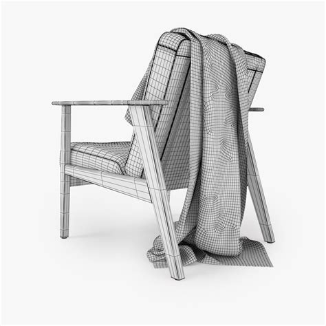 IKEA Ekenaset Chair 3D Model | FaceQuad