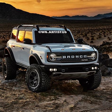 A Handful of Renderings Imagines the 2022 Ford Bronco Raptor in ...