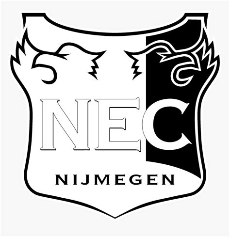 Nec Nijmegen Logo Black And White - Nec Nijmegen Logo Png, Transparent Png - kindpng