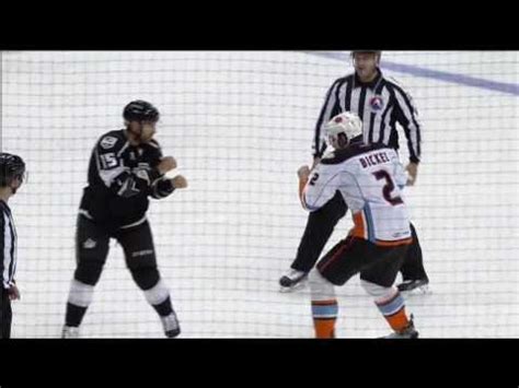 Paul Bissonnette vs. Stu Bickel, October 10, 2016 - Ontario Reign vs ...