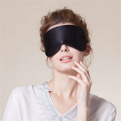 19 Momme Silk Sleep Eye Mask With Wide Elastic Band