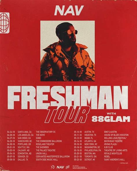 NAV Maps Out "Freshman Tour" with 88GLAM