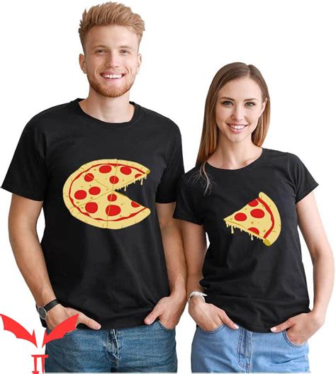 Funny Couple T-Shirt The Missing Piece Pizza