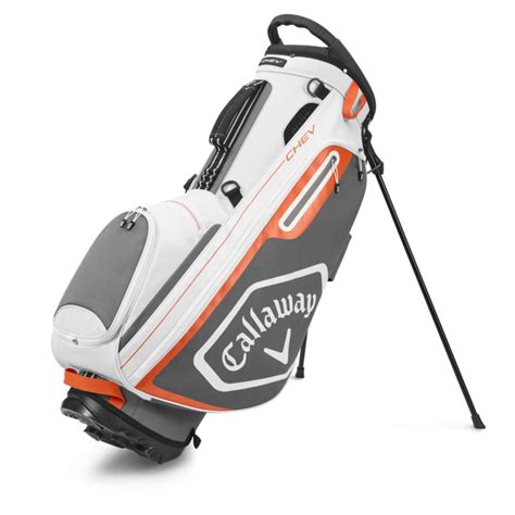 Callaway Golf 2020 Chev Stand Bag-White-Charcoal-Orange - Walmart.com