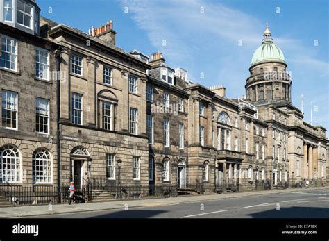 Edinburgh New Town Georgian architecture in Charlotte Square, Edinburgh Stock Photo - Alamy