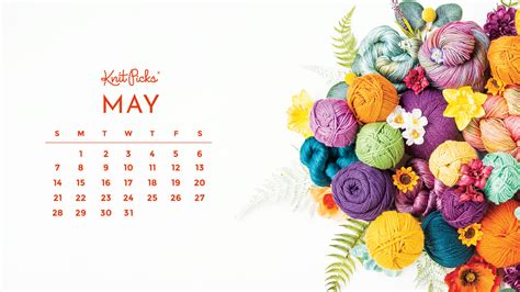 Free Downloadable May 2023 Calendar - The Knit Picks Staff Knitting Blog