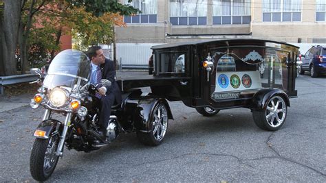 Ballard-Durand Funeral Home's new motorcycle hearse