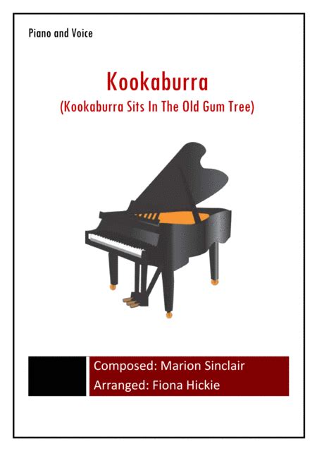 Kookaburra (kookaburra Sits In The Old Gum Tree) (arr. Fiona Hickie) Sheet Music | Marion ...