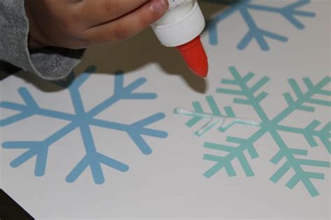 Snowflake Salt Painting- A Winter Themed Project You'll LOVE – The Salty Mamas