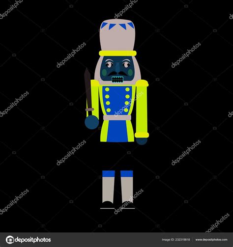 Cute nutcracker soldier — Stock Vector © DAVIDS47 #232319818