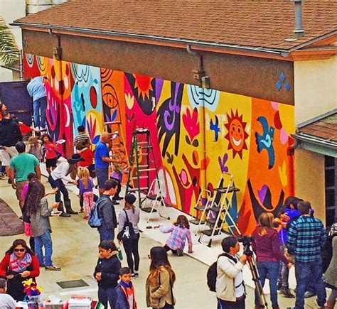 How Rafael López Brought a Community Together | All The Wonders | School murals, Mural, Murals ...