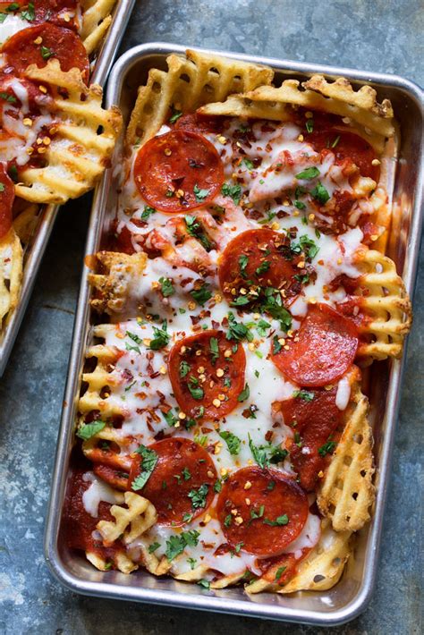 Waffled Pizza Fries - Real Food by Dad