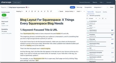 Blog Layout For Squarespace: 14 Things Every Squarespace Blog Needs — Clint Mally | Marketing ...