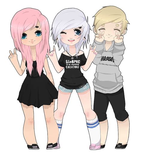 Anime 3 Best Friends Drawingcontohsoalunbk, tres amigas de anime fondo de pantalla del teléfono ...