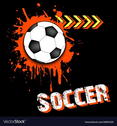 Background abstract soccer ball from blots Vector Image