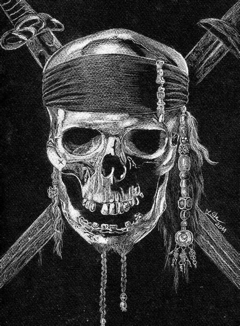 Pirate skull by ~22Zitty22 #art #drawing | Le monde de la Piraterie | Pinterest | Tête de mort ...