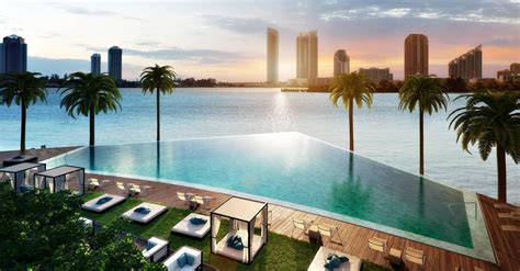 Echo-Aventura-luxury-waterfront-condos-pool-deck - New Build HomesNew ...