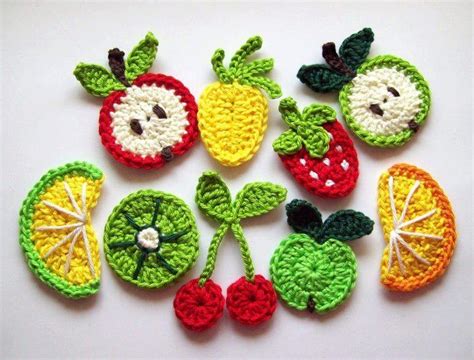 Crocheted cute fruits. | CRAFTS--Knit and Crochet | Pinterest