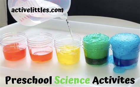 Simple Science Experiments for Preschoolers - Active Littles