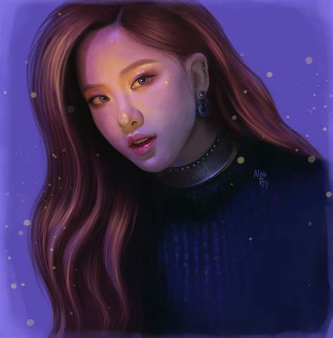 ArtStation - Fan-art to Rose of BLACKPINK.