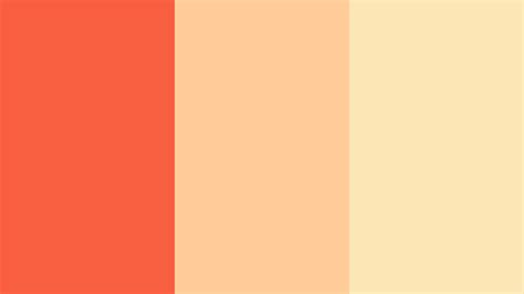 Orange And Peach Color Palette | Peach color palettes, Orange color ...