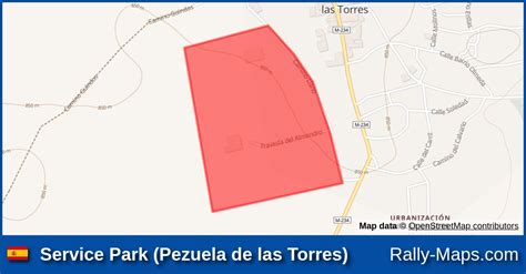 Service Park (Pezuela de las Torres) stage map | TCT Pezuela de las Torres - Corpa 2022 🌍 ...