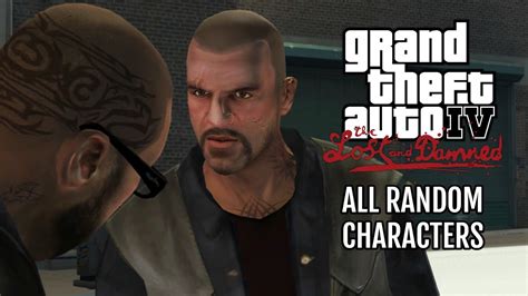 GTA IV: The Lost and Damned (Winter Edition) - All Random Characters - YouTube